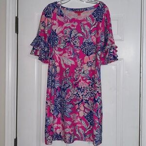 Lilly Pulitzer Ruffle Sleeve Dress size - M